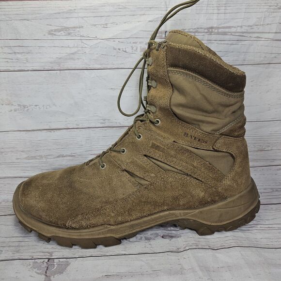 Bates Combat Boots Men\'s Size 15 M Brown Coyote Suede Vented E11031 main image 10
